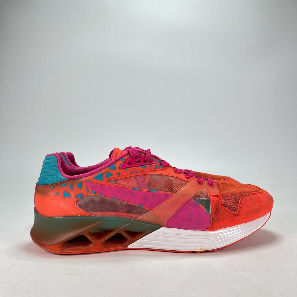 Puma Future XT-Runner Clear Tigerlily Orange Pink Sneakers 357138-01 Men's Sz 13